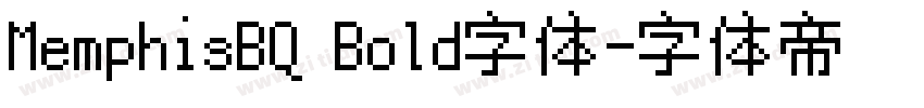 MemphisBQ Bold字体字体转换